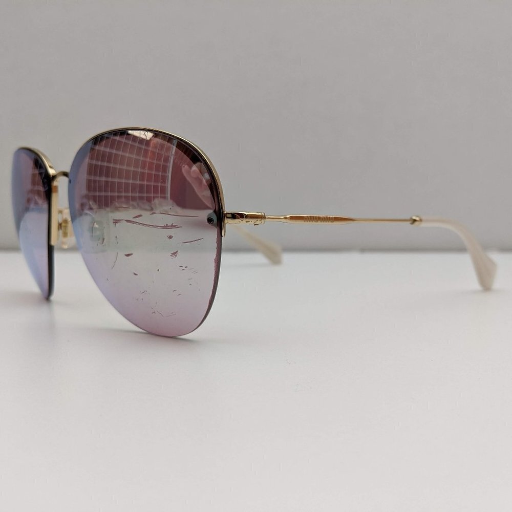 🕶️Frame Only! Made in Italy! Miu Miu SMU 53P Sunglasses 60/15 140 /KAZ559🕶️ - Picture 4 of 7